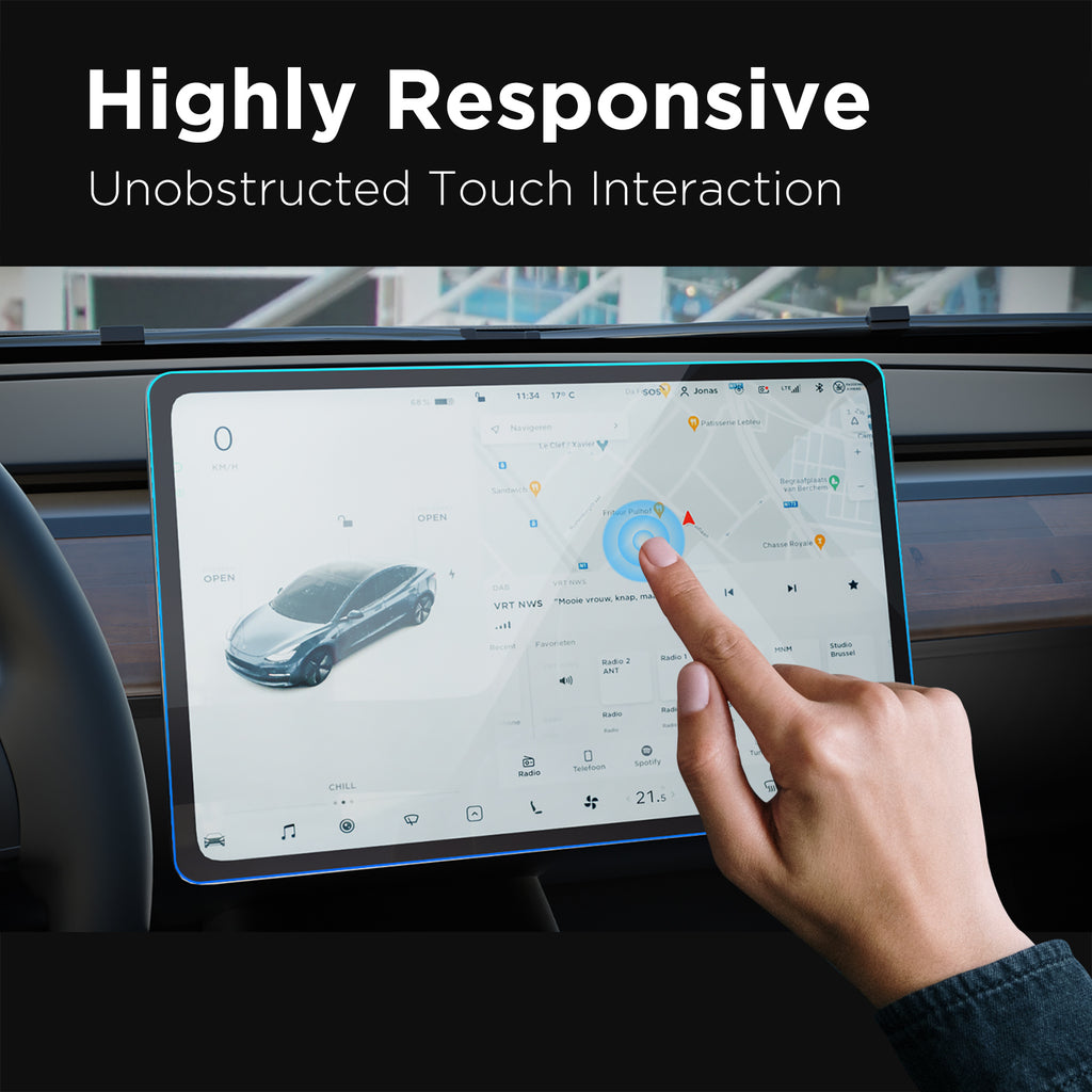 Nestour Tesla Tempered Glass Screen Protector Alignment kit for Model 3/Y