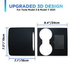 Nestour 2021 2022 2023 Tesla Model 3 / Y Console Wrap (Matte Black)